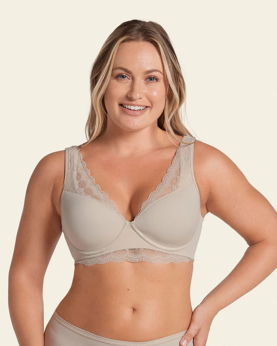 Bra that conceals uneven sides
