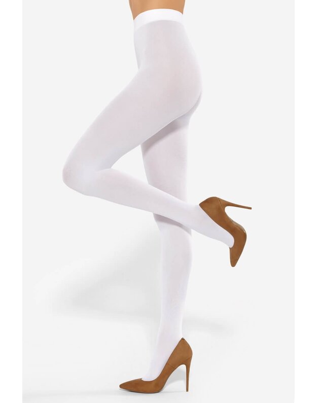 Pėdkelnės matinės 40 den Baltos