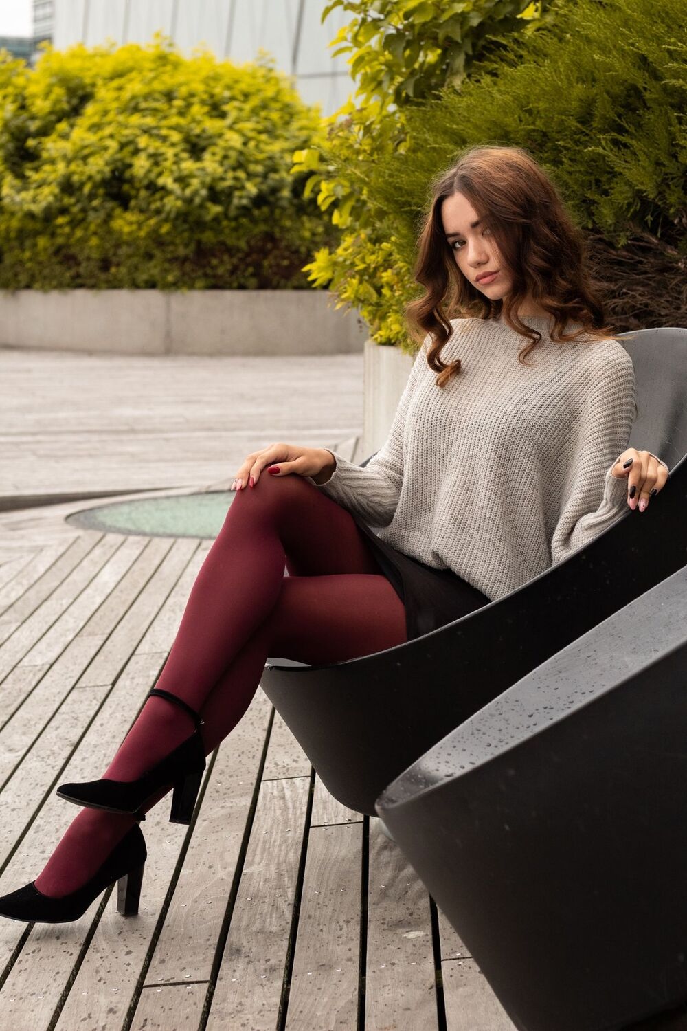 Pėdkelnės matinės 40 den Bordo