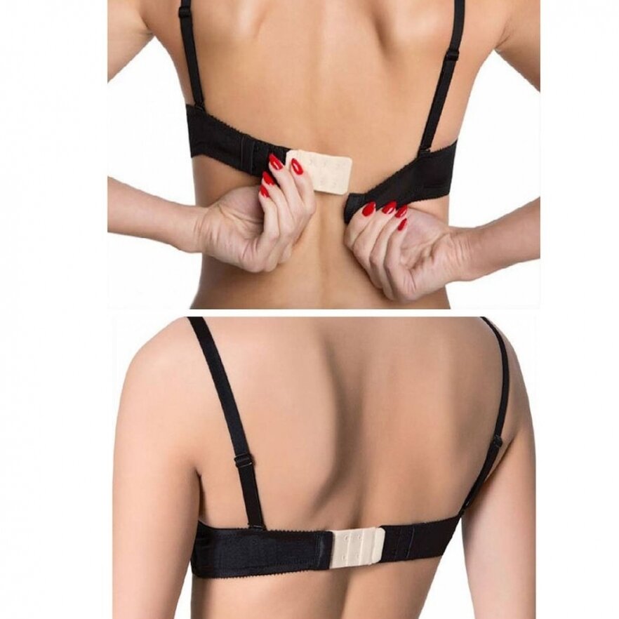 Liemenėlės petnešėlių prailgintojas KŪNO (2 kabliukai)