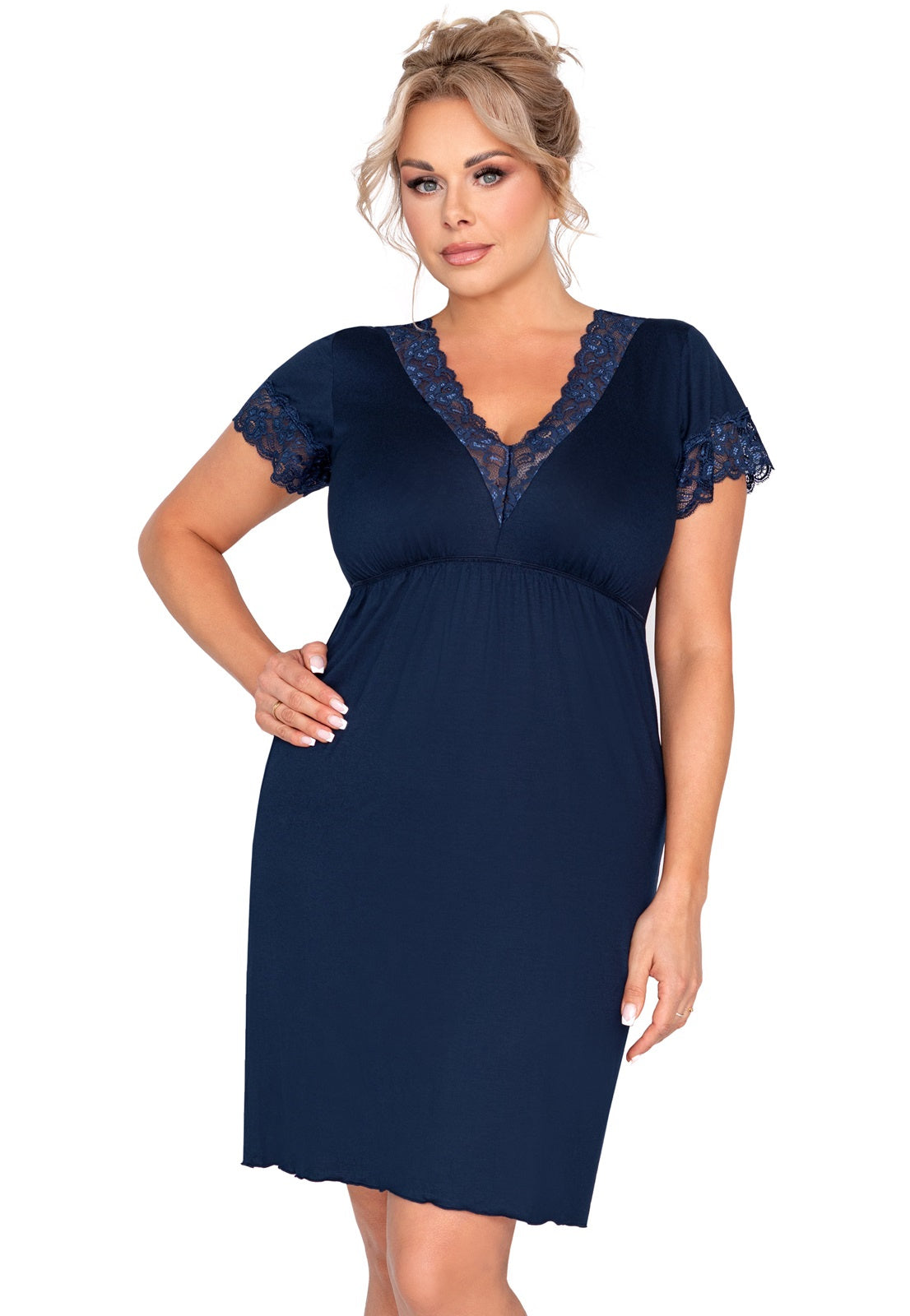 Viskozės naktinukai su (+dydis)/ 3XL-5XL