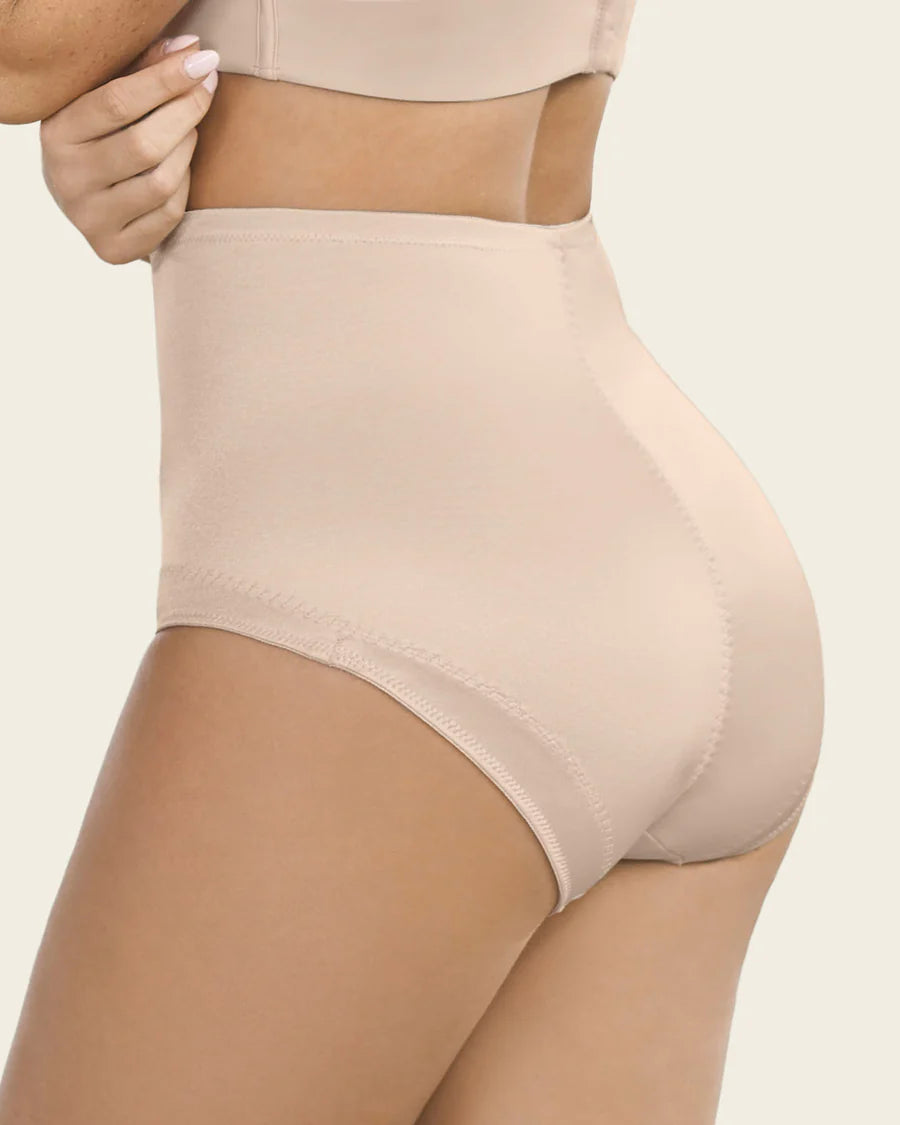 Strong compression panties for shaping the buttocks