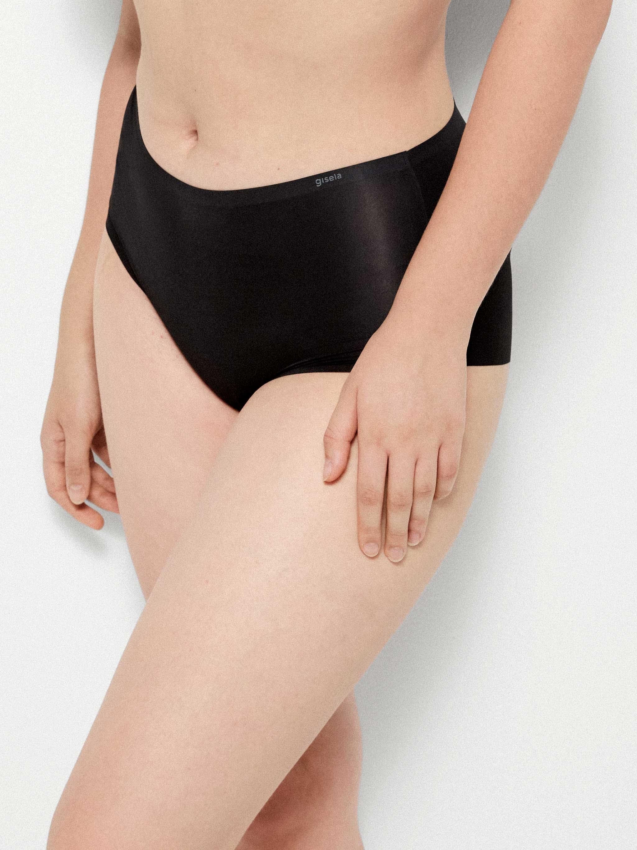 Laser cut midi panties without contouring