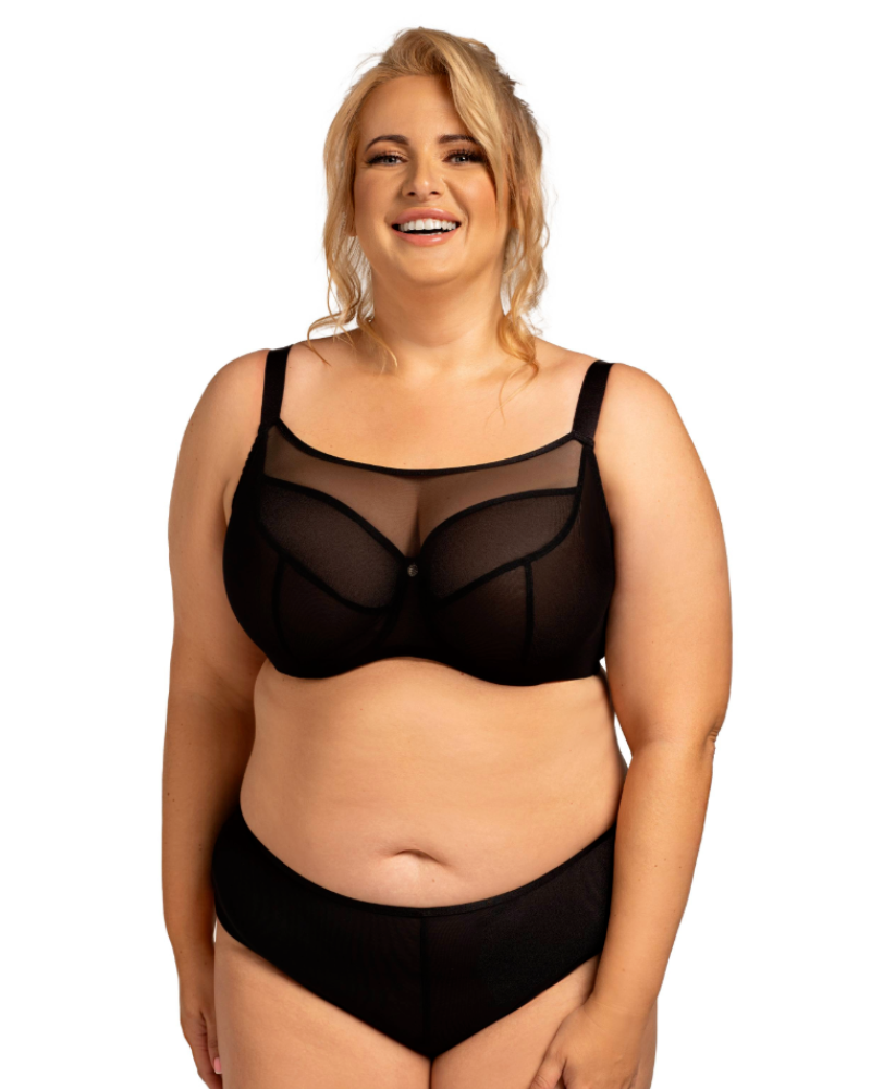 Liemenėlė vizualiai mažinanti krūtinę