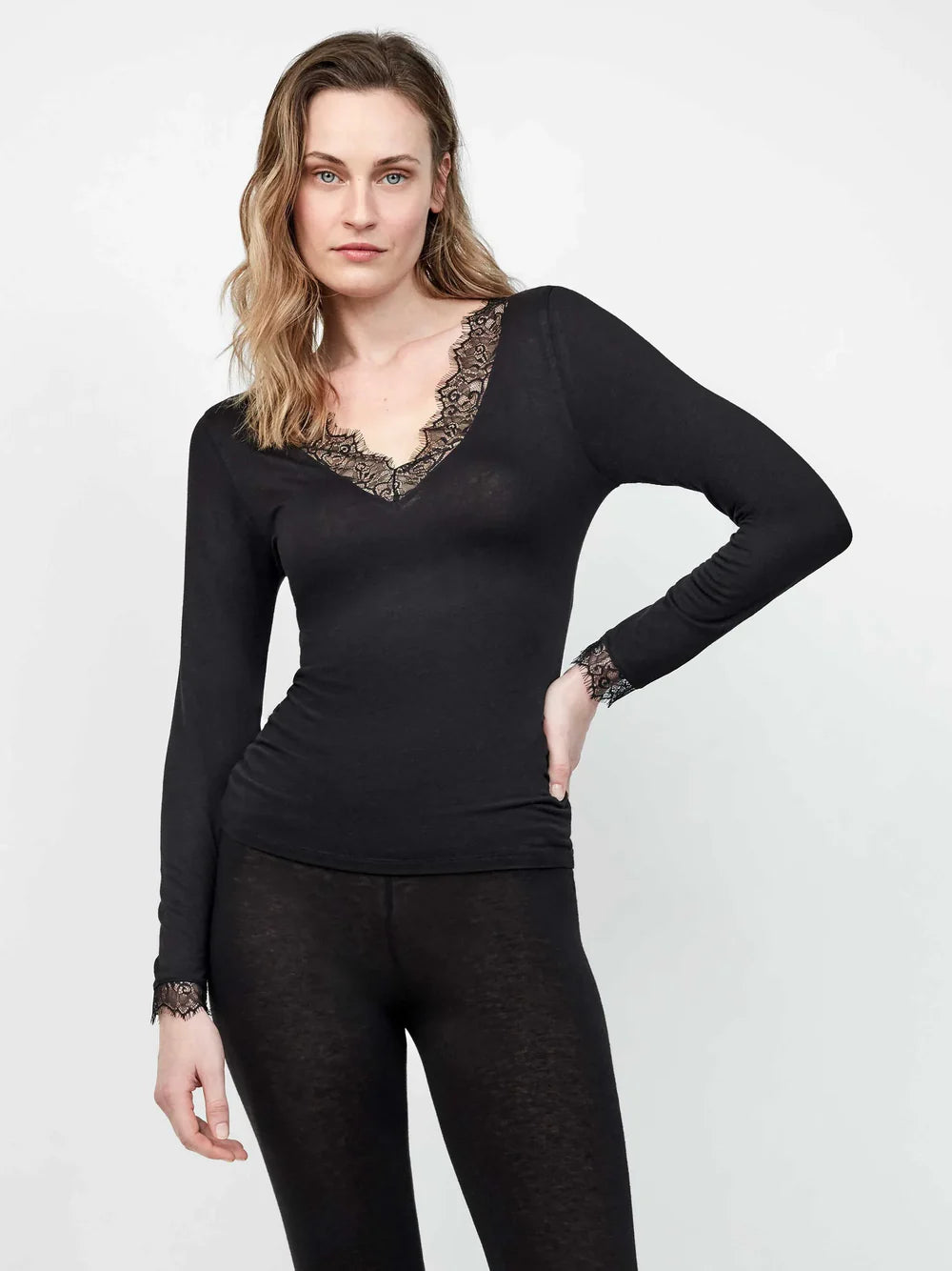 Termo marškinėliai su vilnele