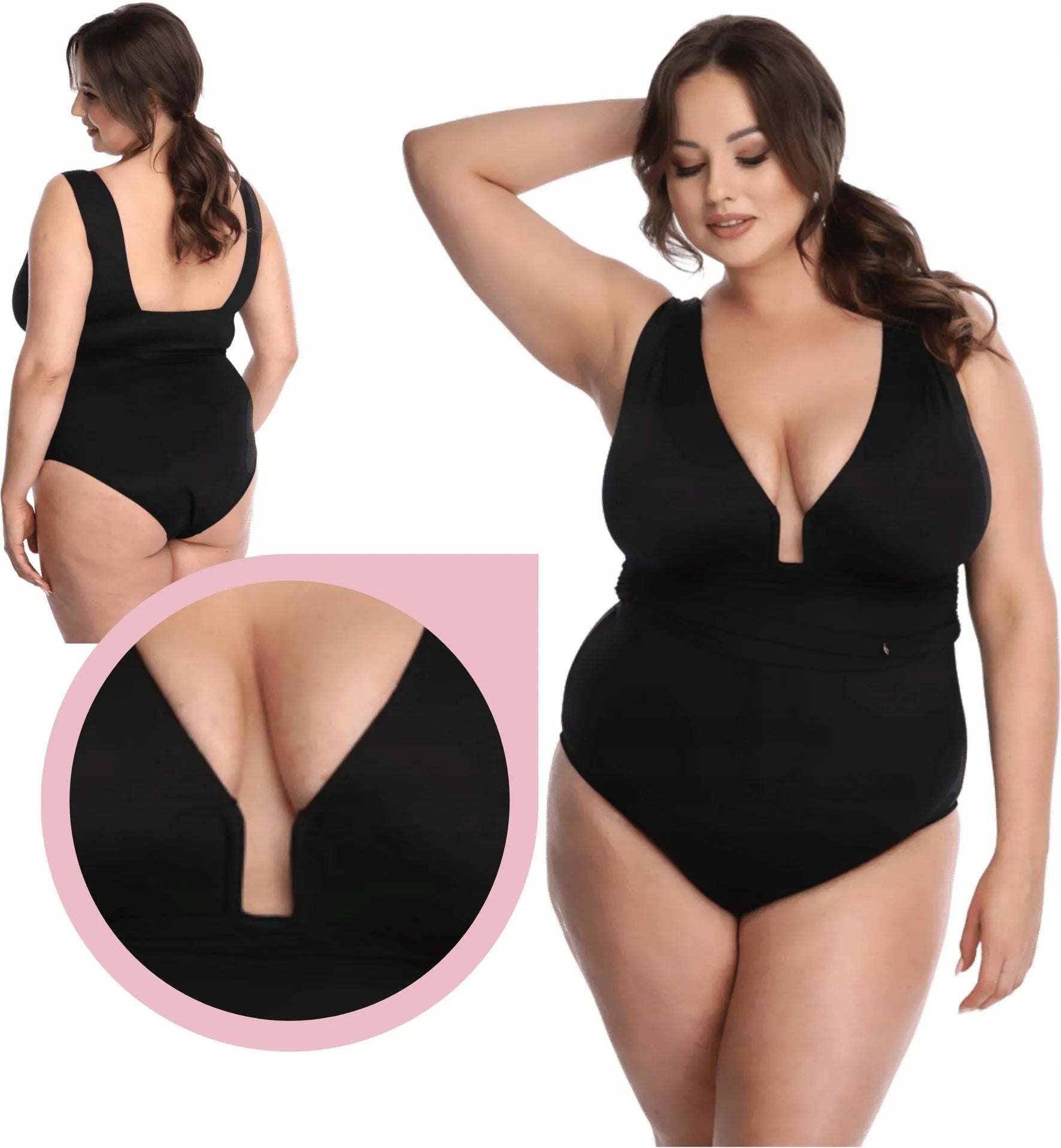 Slimming waist, stronger compression, removable straps